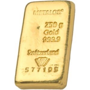 Purchase 250g Gold Bar | Buy Gold Bars | Gold Investments